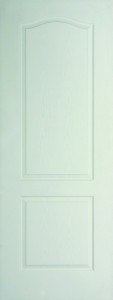 Internal White Moulded Woodgrain Classique Door Primed