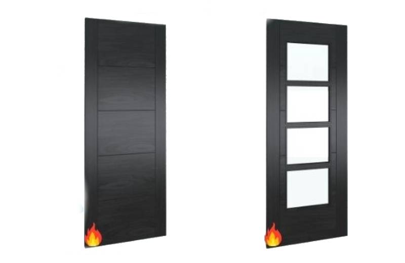 athena black doors