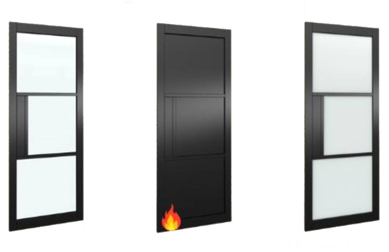 eros black internal doors