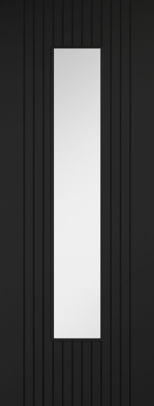 Internal Black Laminated Sydney 1 Light Door