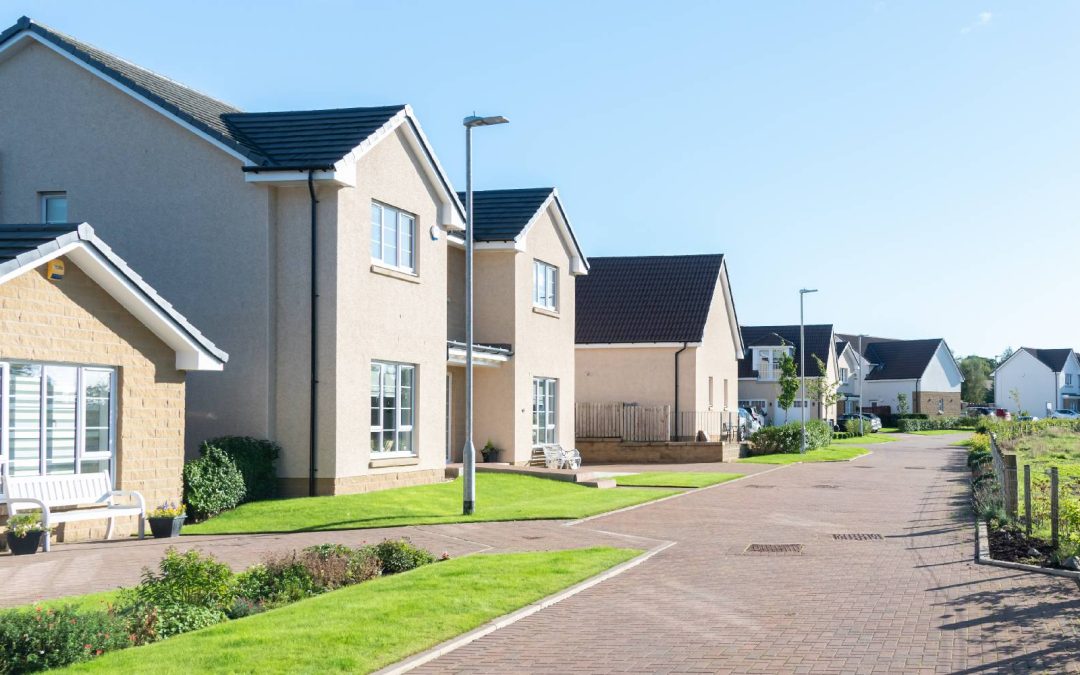 modern scottish housing development
