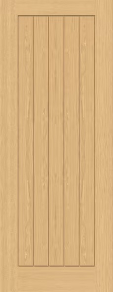 Internal Oak Mexicano Door Unfinished