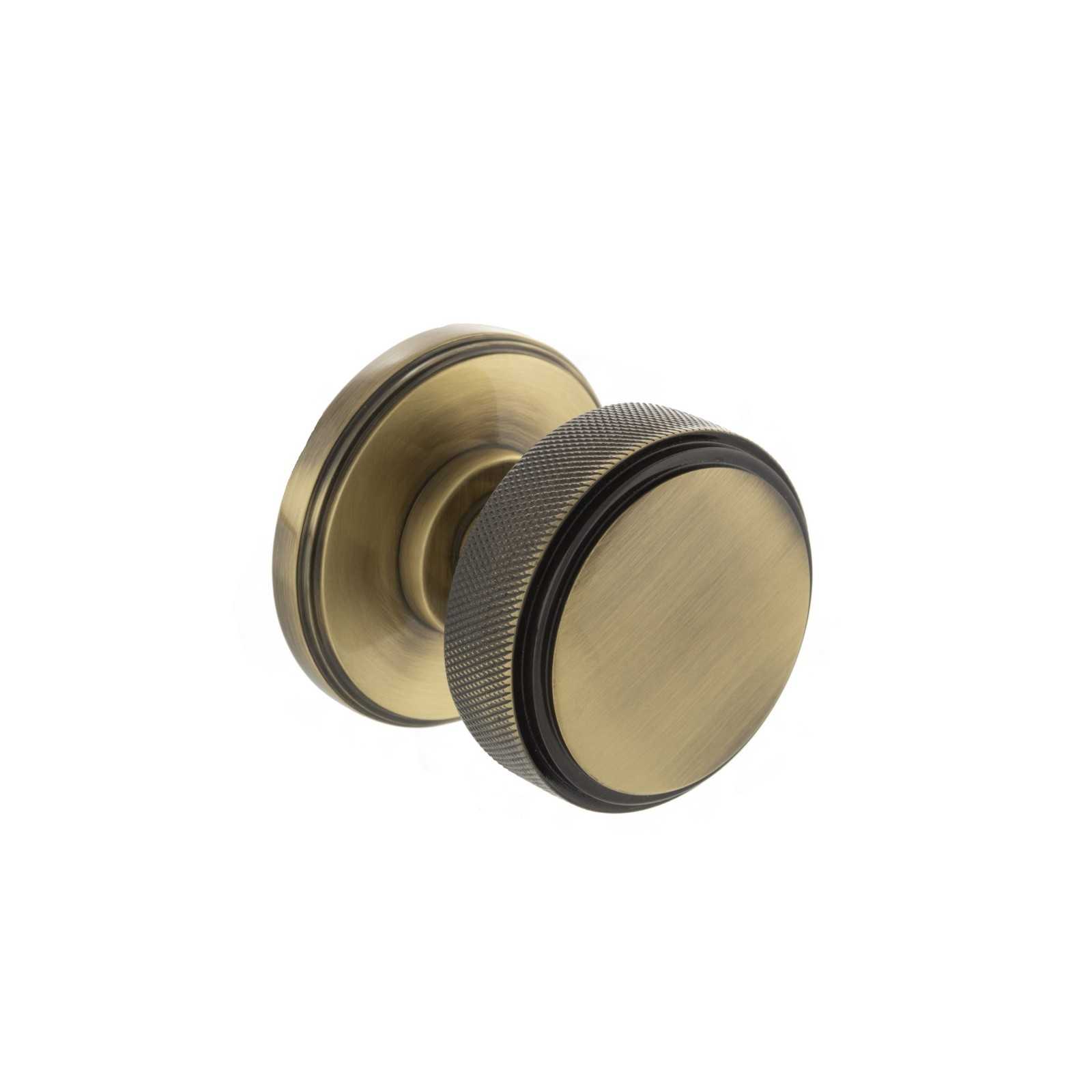 Harrison Knob Set Antique Brass 1 Harrison Knob Set Antique Brass