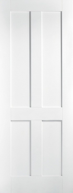 Internal White Primed Smooth London Door 1 Internal White Primed Smooth London Door
