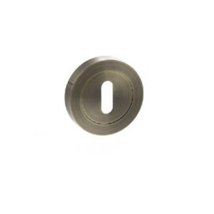 Key Escutcheon Antique Brass