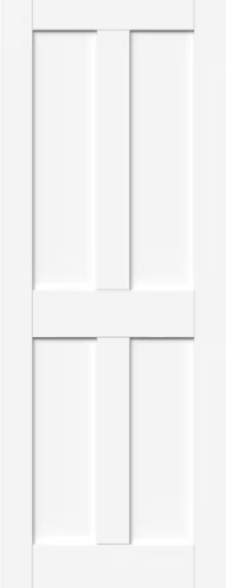 Internal White Moulded Smooth Victorian 4P FD30 Door Primed
