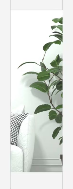 Internal White Moulded Smooth Shaker 1 Panel Glazed Door Primed Clear Glass