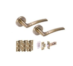 York Standard Handle Pack Antique Brass