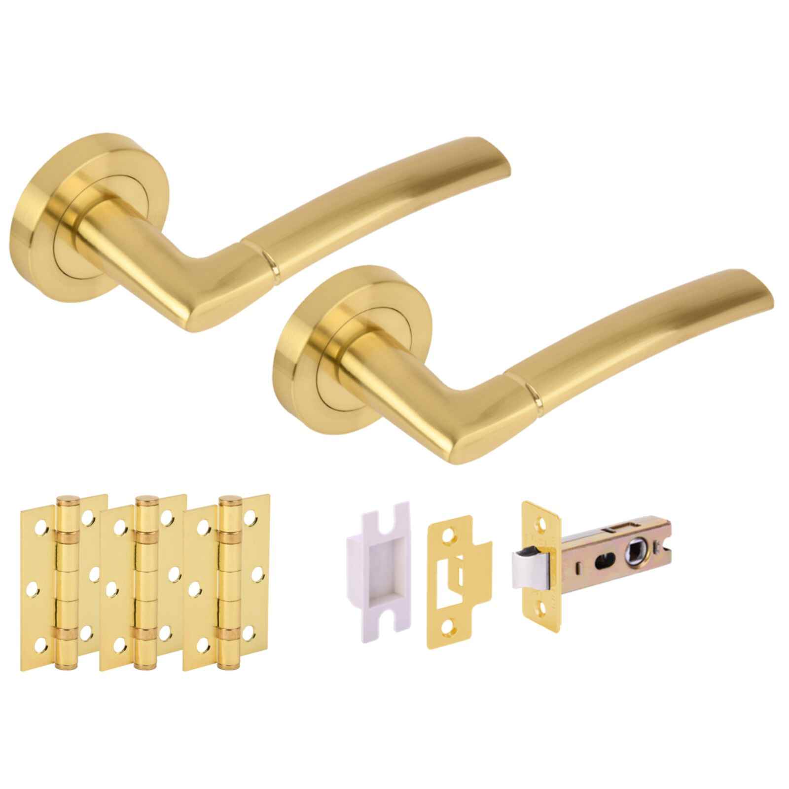 Nemo Standard Handle Pack Satin Brass 1 Nemo Standard Handle Pack Satin Brass