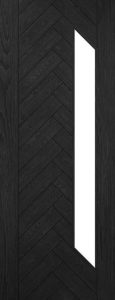 Deanta Internal Black Oak Fontaine Glazed Door Prefinished Clear Glass 15 Black Oak Fontaine Glazed