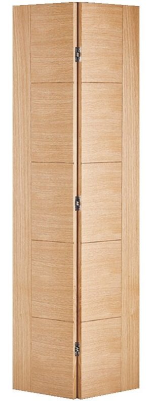 Internal Oak Vancouver Bi-fold Door Prefinished