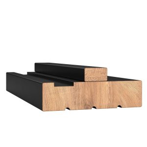 Black Primed Lining Pack FD30 1 Primed Black Door Lining with Loose Stop FD30