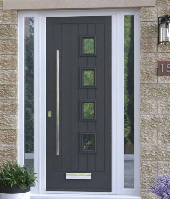dark front door for sale