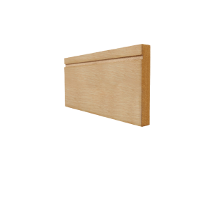 Oak Grooved Skirting Pack Unfinished 18 x 95mm