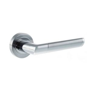 Santorini Handle Set Polished/Satin Chrome