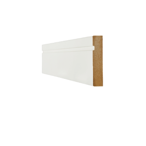 White Grooved Skirting Pack Primed 18 x 95mm