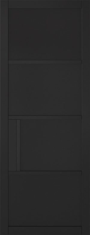 LPD Internal Black Chelsea Door Prefinished