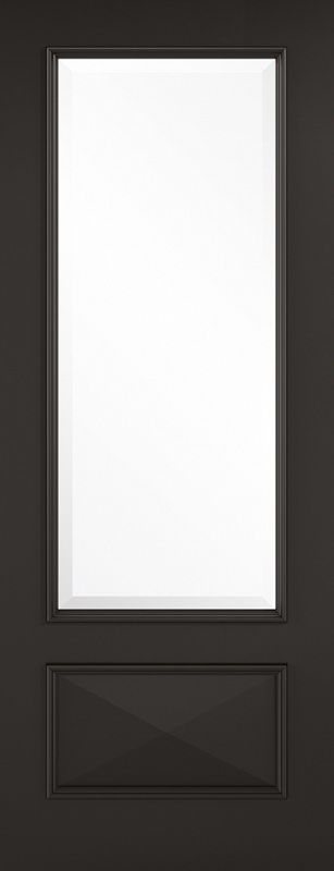 LPD Internal Black Primed Knightsbridge Glazed Door Clear Glass 1 LPD Internal Black Primed Knightsbridge Glazed Door Clear Glass