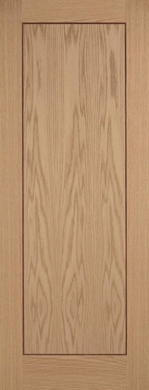 LPD Internal Oak Inlay 1 Panel FD30 Door Prefinished