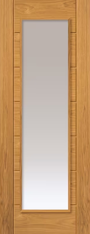 JB Kind Internal Oak Palomino Glazed Door Clear Glass 1 JB Kind Internal Oak Palomino Glazed Door Clear Glass