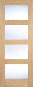 Oak Shaker Glazed 4L Clear Pre Finished