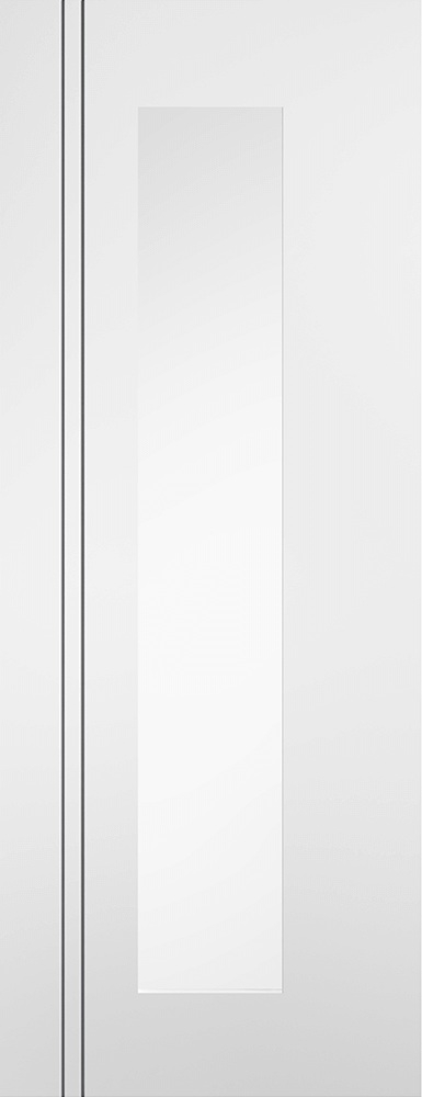 LPD Internal White Sierra Blanco Long Light Glazed Door Prefinished Clear Glass 1 LPD Internal White Sierra Blanco Long Light Glazed Door Prefinished Clear Glass